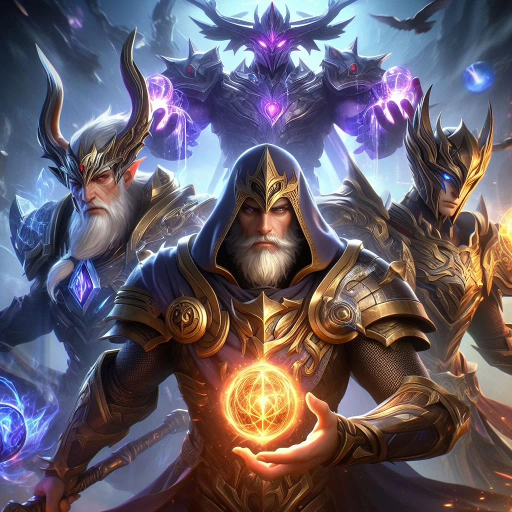 Heroes and Champions in the game Raid Shadow Legends