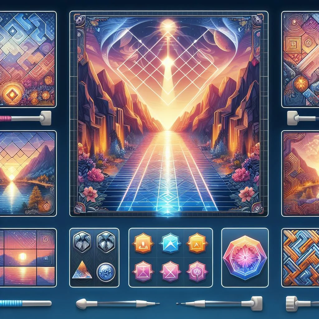 Game Modes and Features in Diamond Lines puzzle