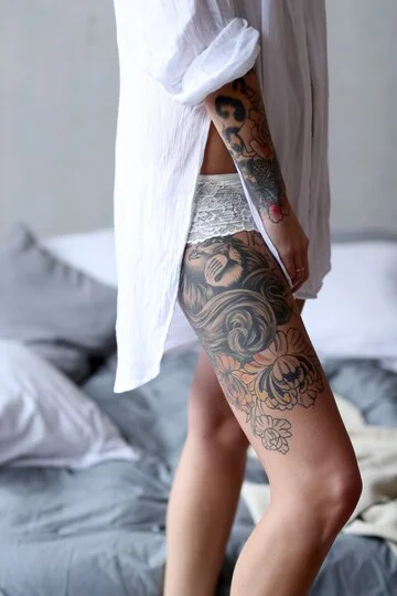 Thigh Tattoo Placement Ideas 