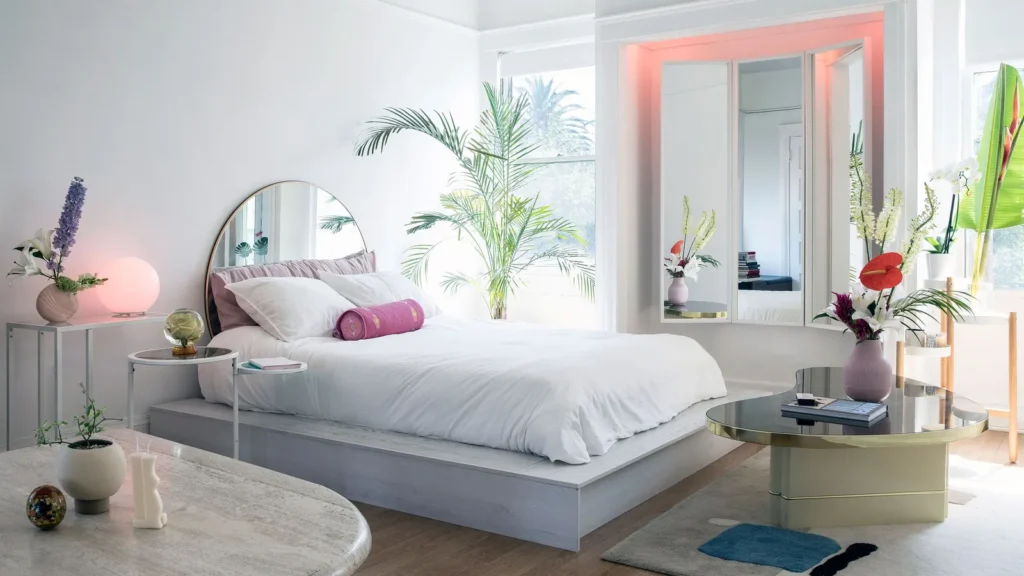 cozy bedroom is embracing texture