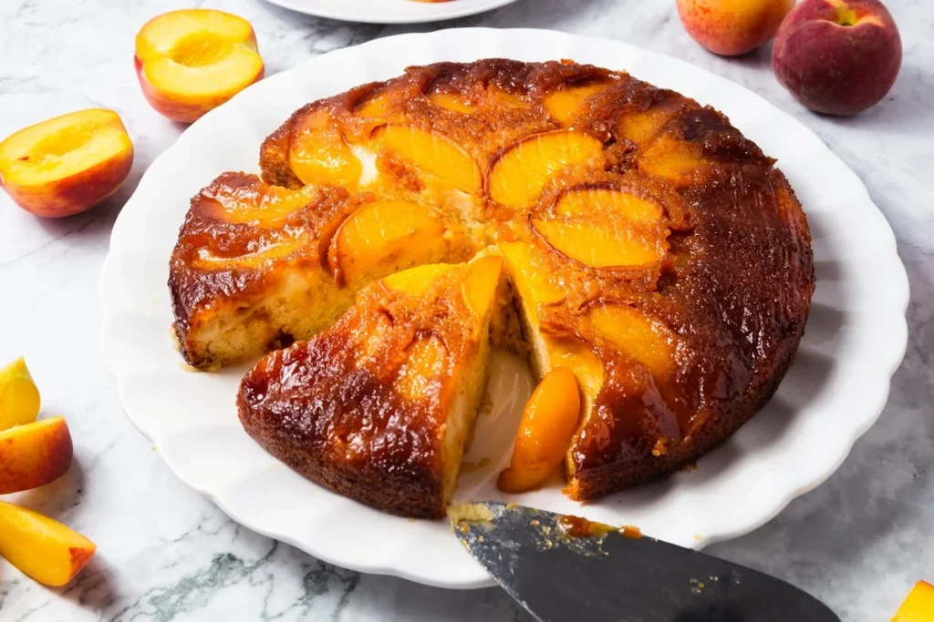 Peach Upside-Down Cake