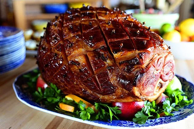 Glazed Ham easter dinner