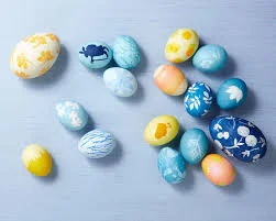 Hand print Easter Eggs