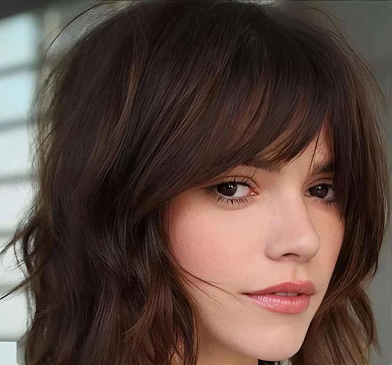 Medium haircuts with short layers