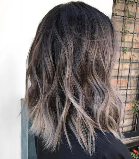 1. Ash Brown Balayage