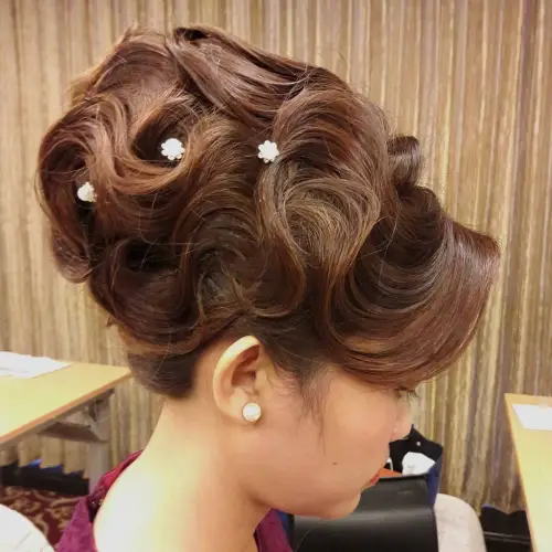 Formal Finger Wave Updo