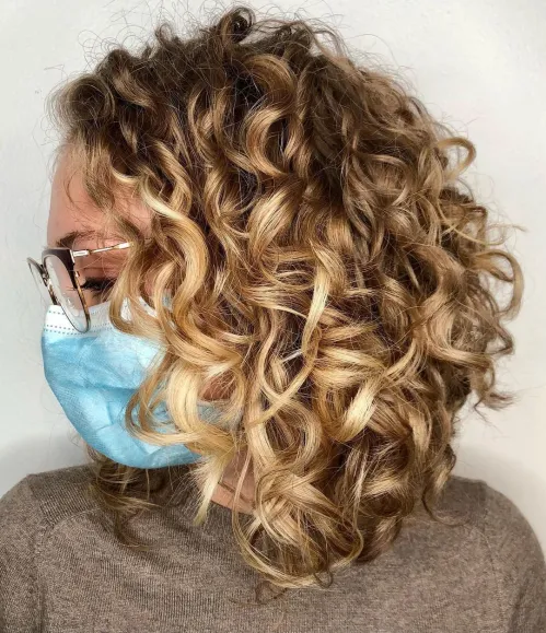 11. Defined Blonde Curls