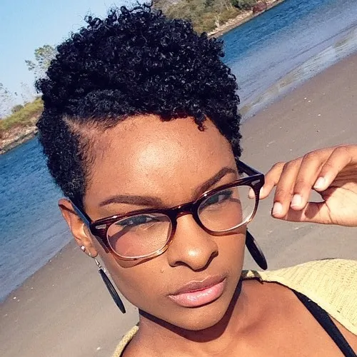 Black Pixie Cut for Thick Hair