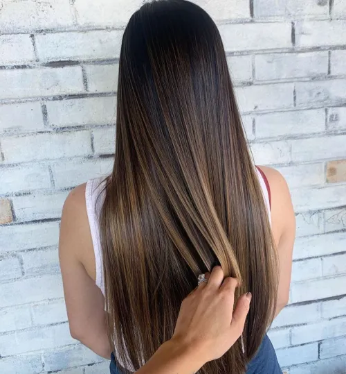 Subtle Ombré on Dark Brown Hair