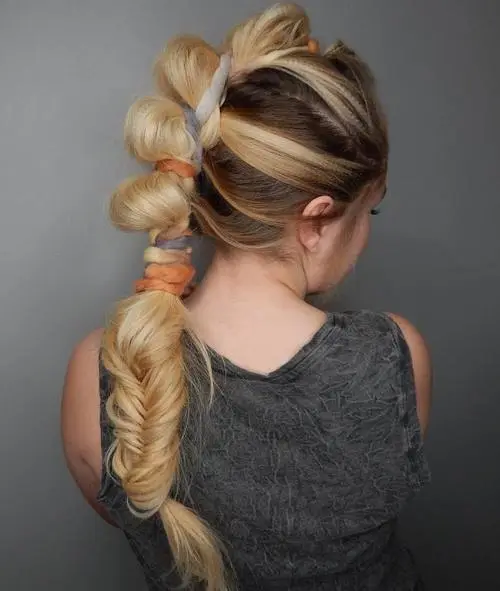 Soft and Feminine Boho Updo