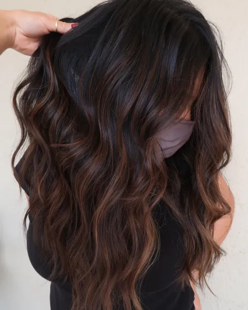 Dark Auburn Balayage