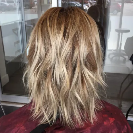 Messy and Shaggy Haircut for Fine Hair