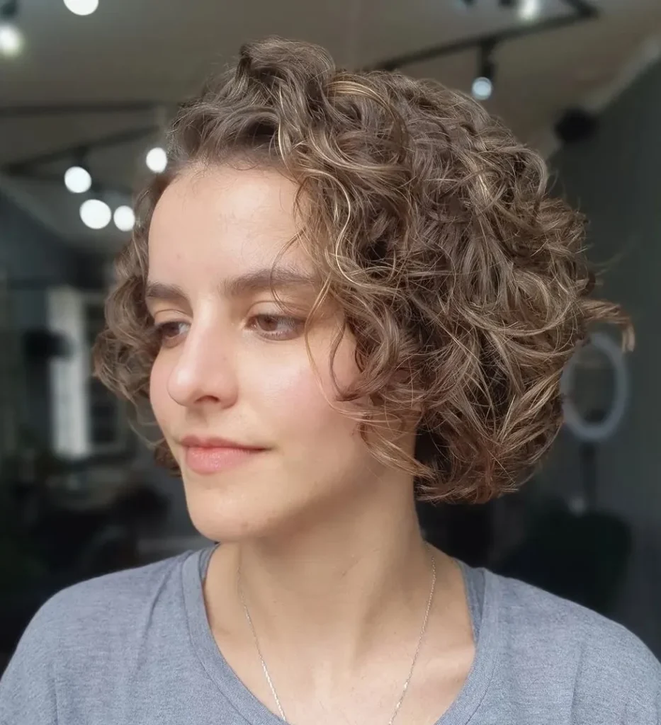 13. Short Curly Hair