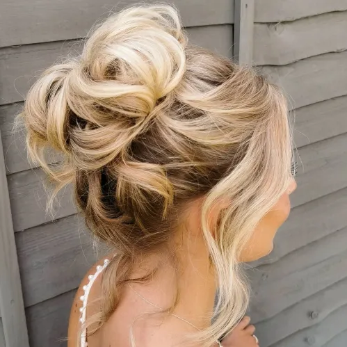 Messy Bun Updo