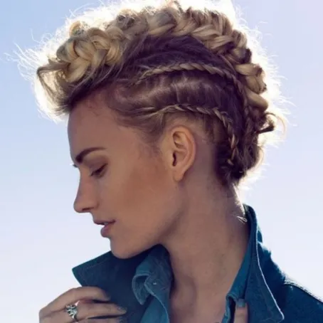 Mohawk with Multiple Braids