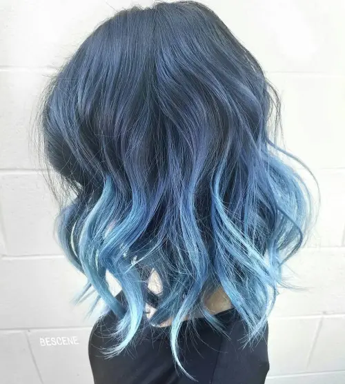 12. Dark Blue to Light Blue Ombre
