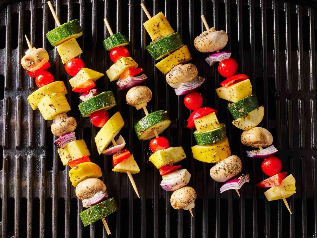 Grilled Veggie Kebabs