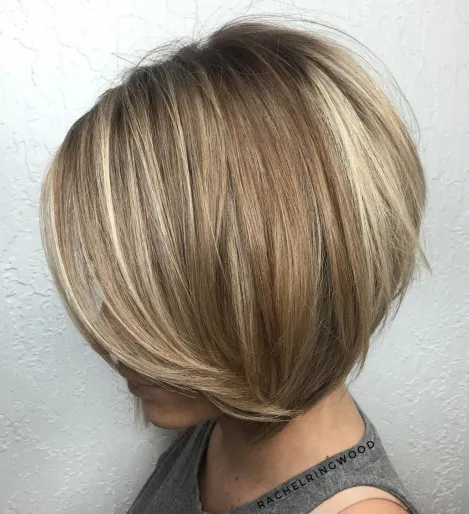 Balayage Bob with Layers