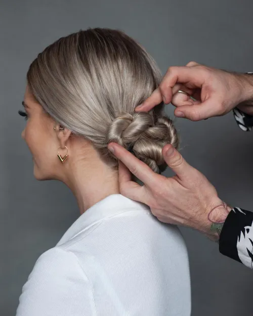 3. Easy Updo for Long Straight Hair