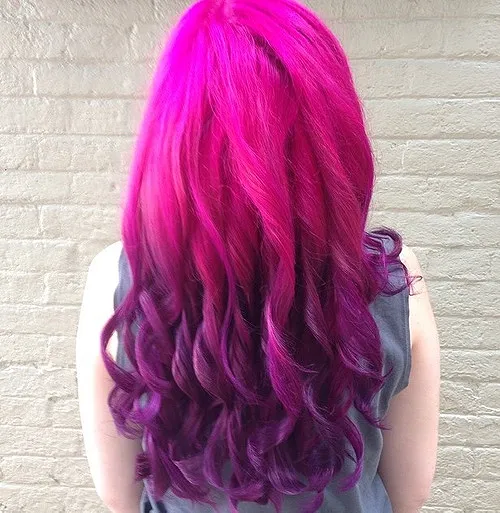 3. Electrifying Pink Purple Combo
