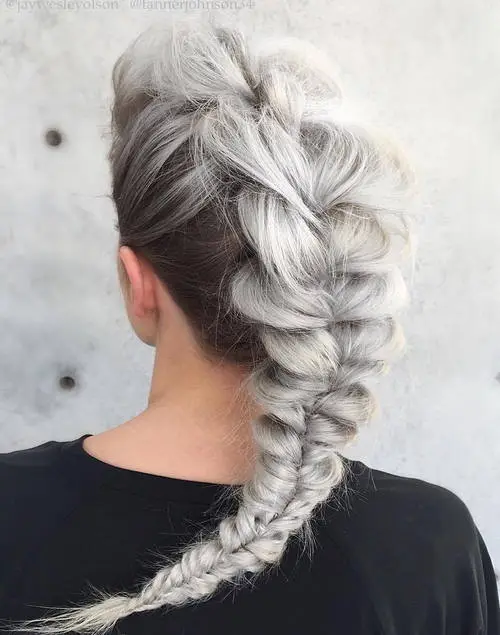 Elsa Inspired Faux Hawk