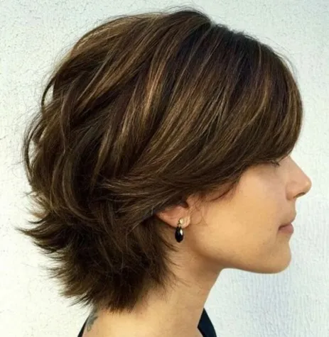 3. Layered Short Hairstyle