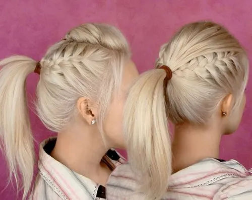 . Side Braided Ponytail