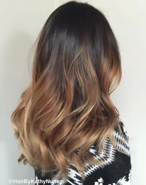 11. Beautiful Light Brown Ombre
