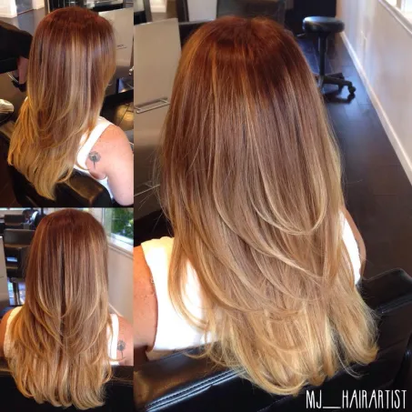 1. Long Layered and Highlighted Fine Hair