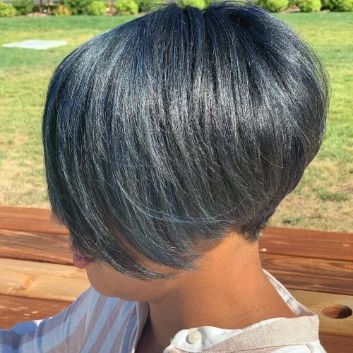 Long Pixie Cut for Black Women