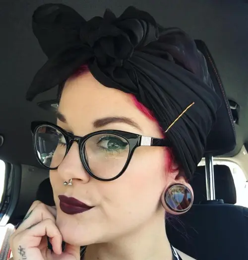 Glam Turban for Short Hair