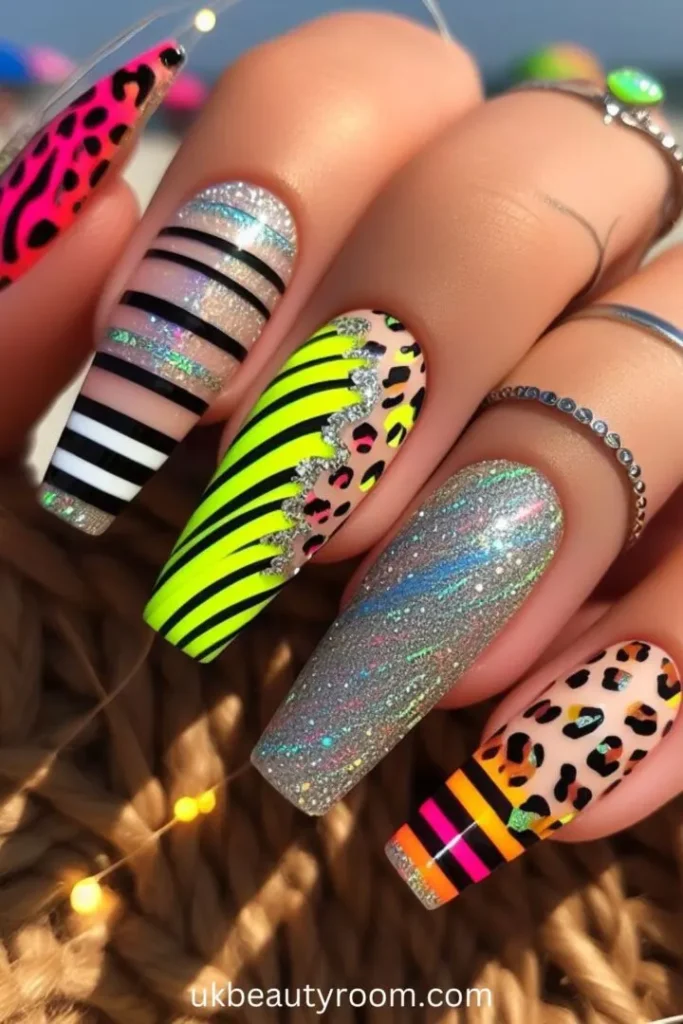 neon stripes 