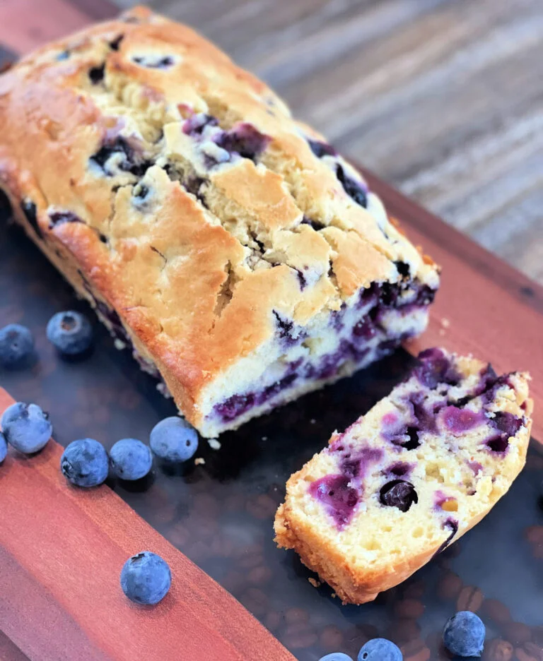 Blueberry Cream Cheese Bread