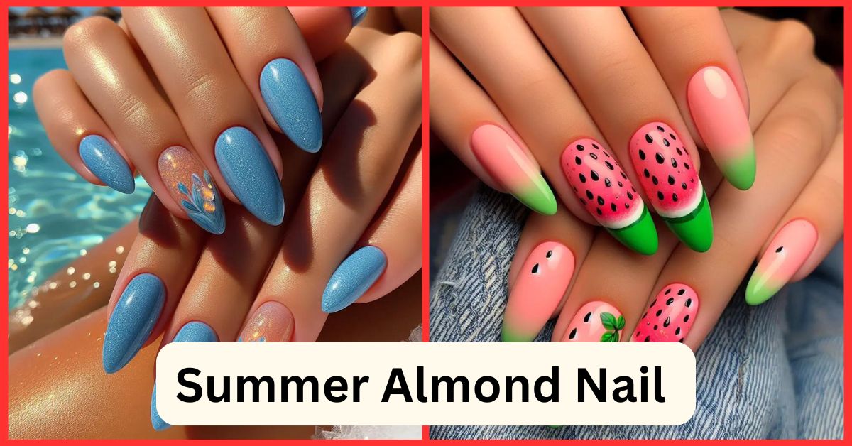 almond nail ideas 2024