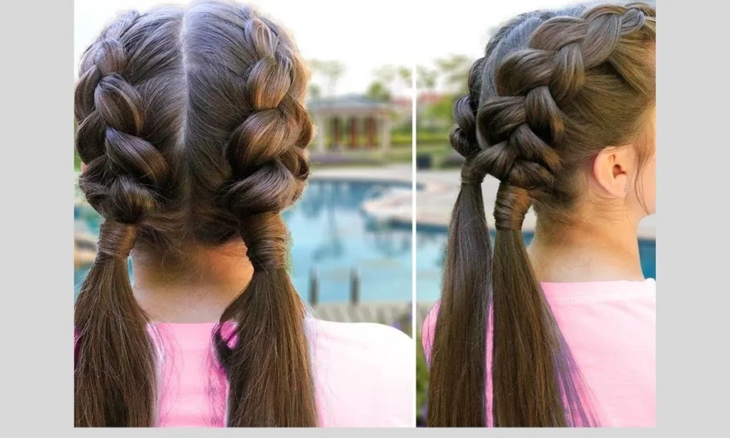 Double Dutch Braids: 