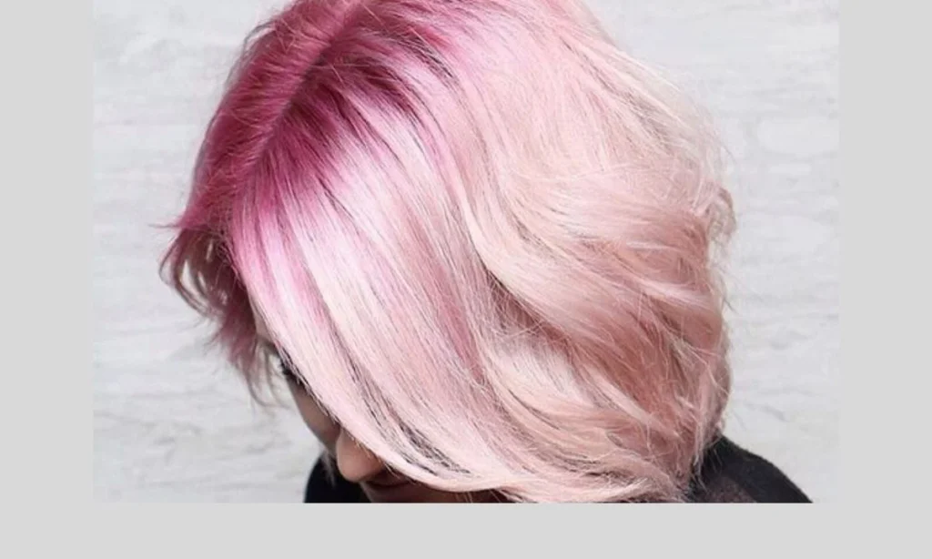 Icy Blonde with Pink Undertones