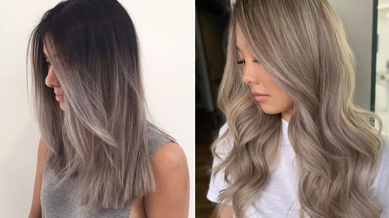 40 Glamorous Ash Blonde and Silver Ombre Hairstyles