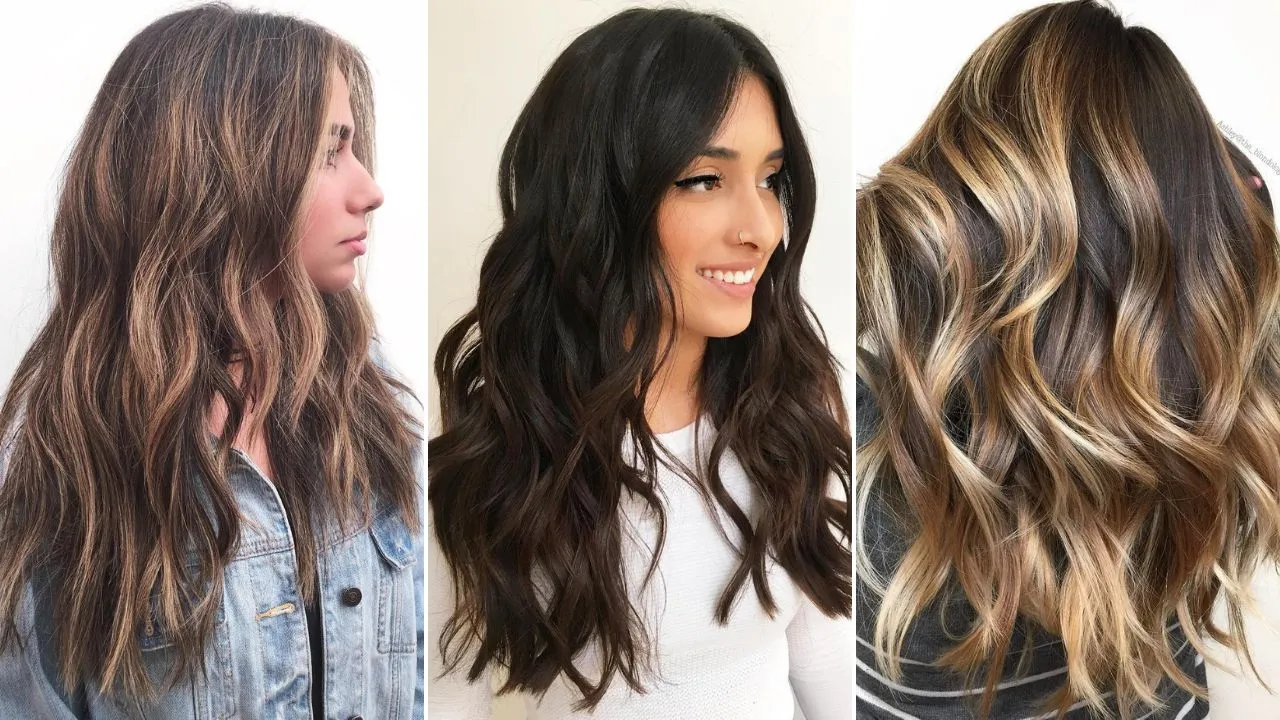 Middle Part with Beachy Waves