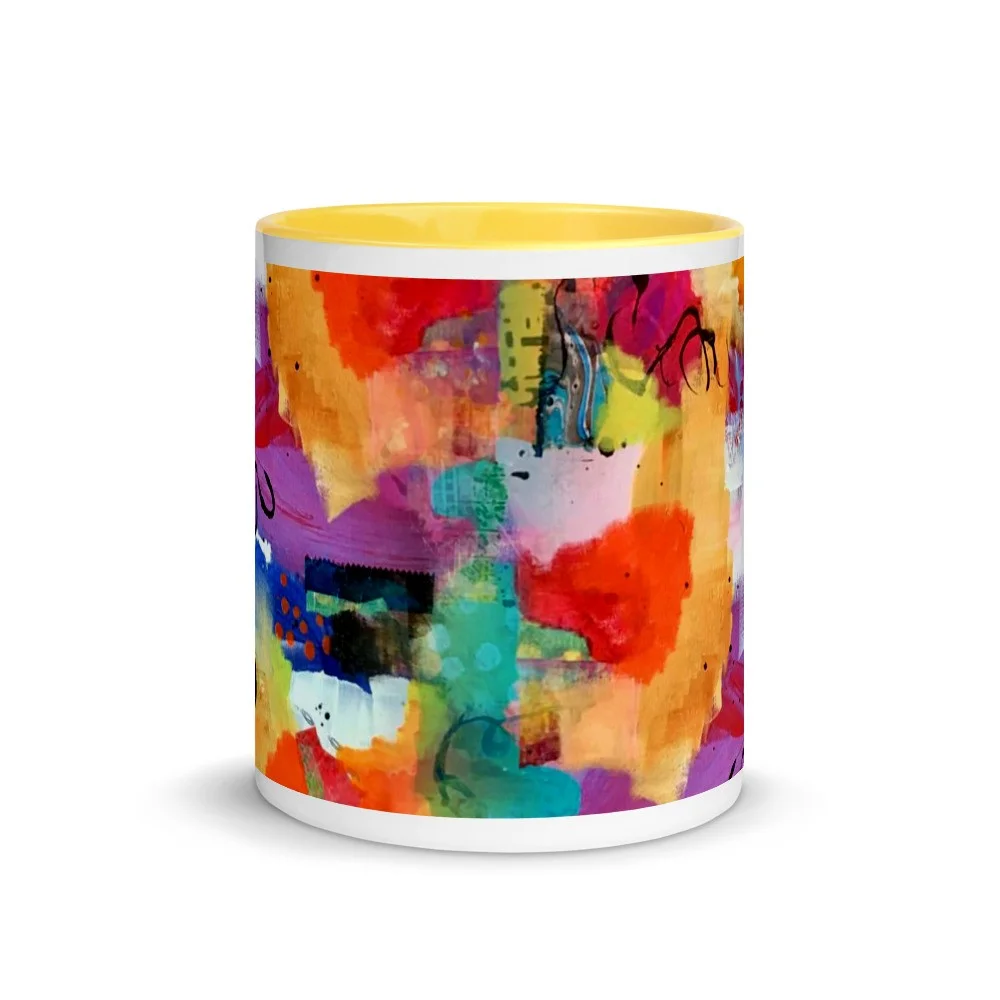 8. Mixed Media Mugs