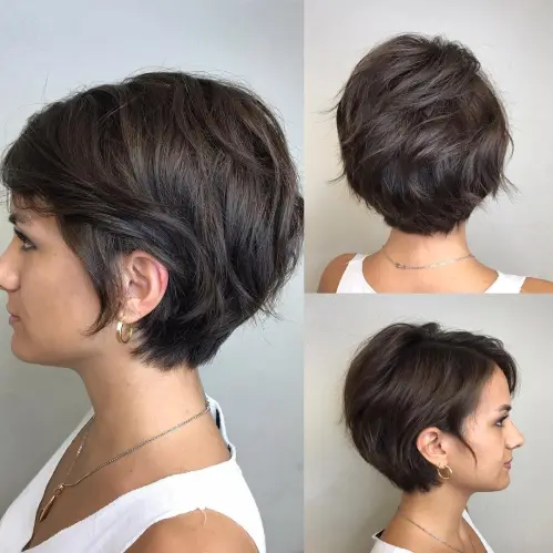 3. Textured Creamy Blonde Bob
