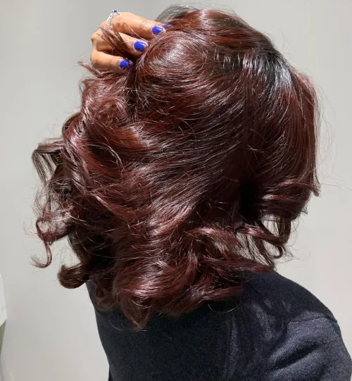 2. Mahogany Balayage
