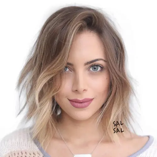 1. Wispy Long Bob
