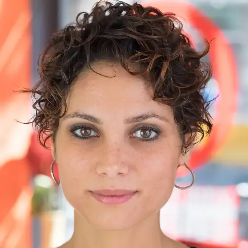 6. Ultra-Short Curly Pixie
