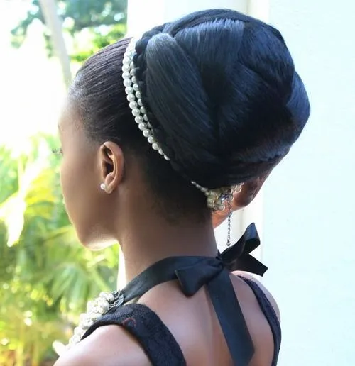 8. Sleek and Glamorous Updo
