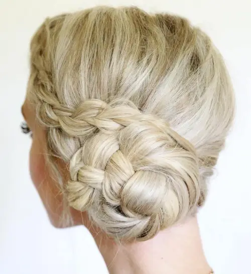 15. Wrapping French Braid
