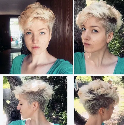 3. Blonde Undercut for Fine Hair
