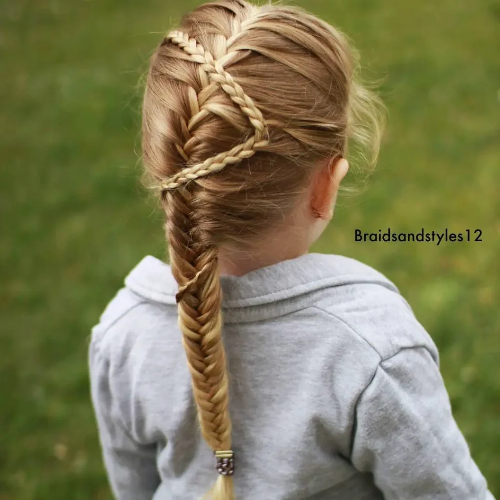 13. French and Zigzag Braid
