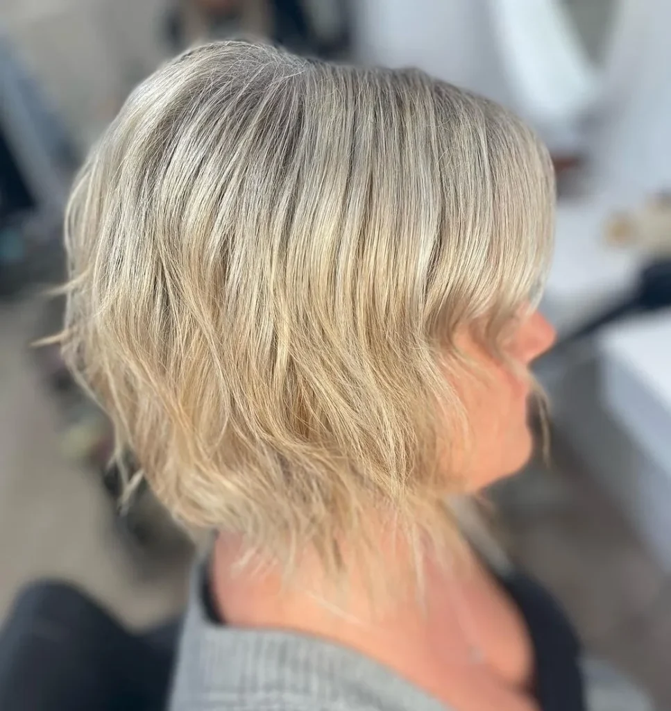 15. Short Bob with a Teased Crown
