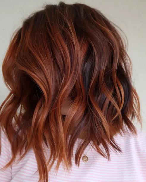 11. Wavy Copper Brown Lob
