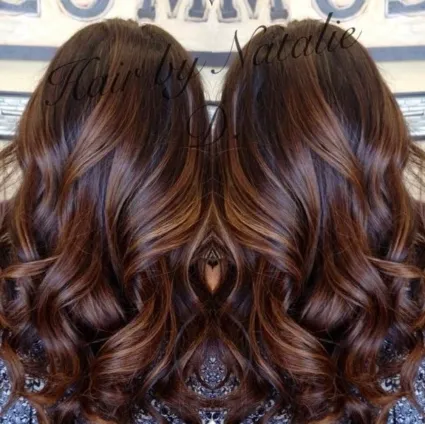 8. Caramel-Toned Layers for Brunettes
